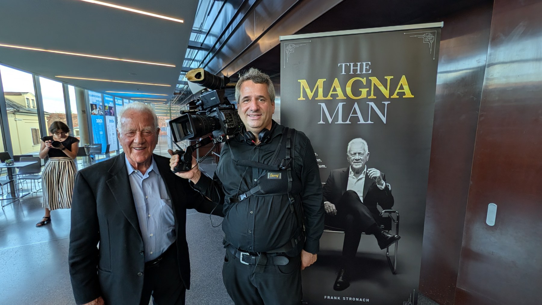 Weltpremiere des von uns gedrehten Kinofilms - THE MAGNA MAN – Die Lebensdokumentation über Frank Stronach